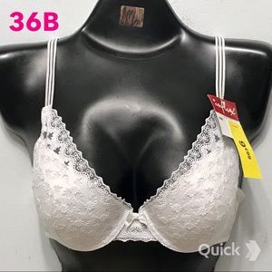 NWT Influx Floral Lace Seamless Cup Bra